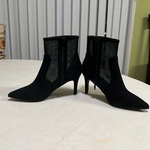 Alfani Shoes Alfani Womens Jamari Mesh Side Zip Pumps Size